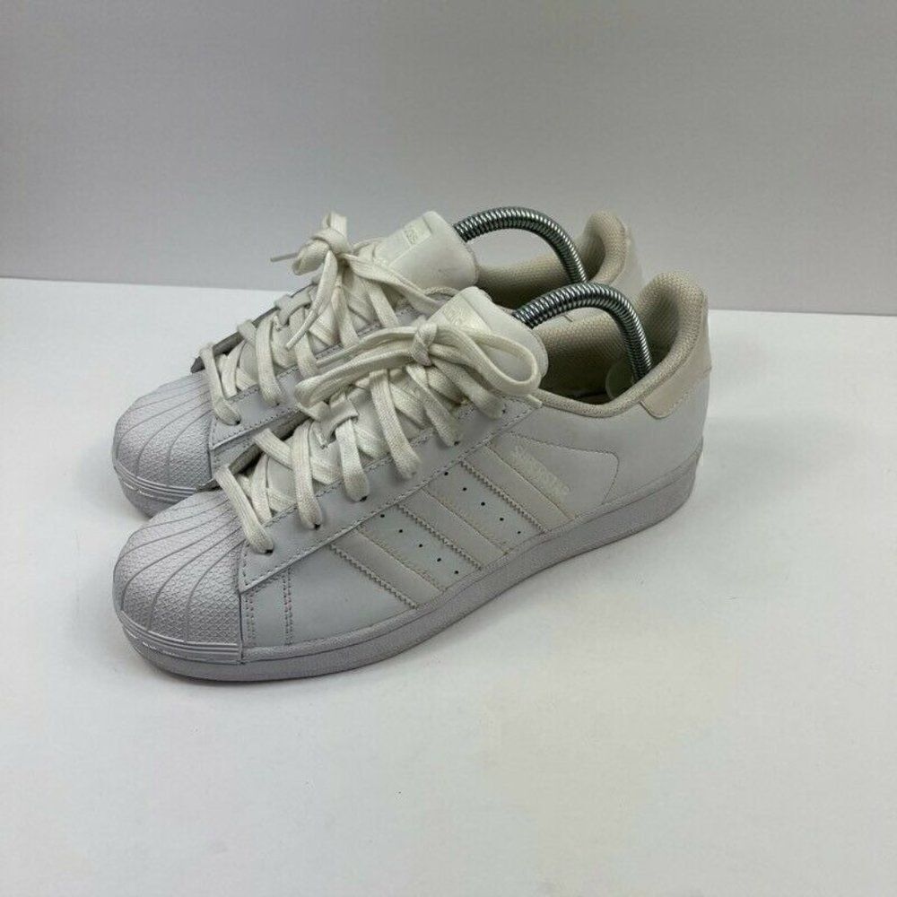 Adidas Unisex Kids Superstar Athletic Sneakers White B23641 Lace Up Low Top 6.5M